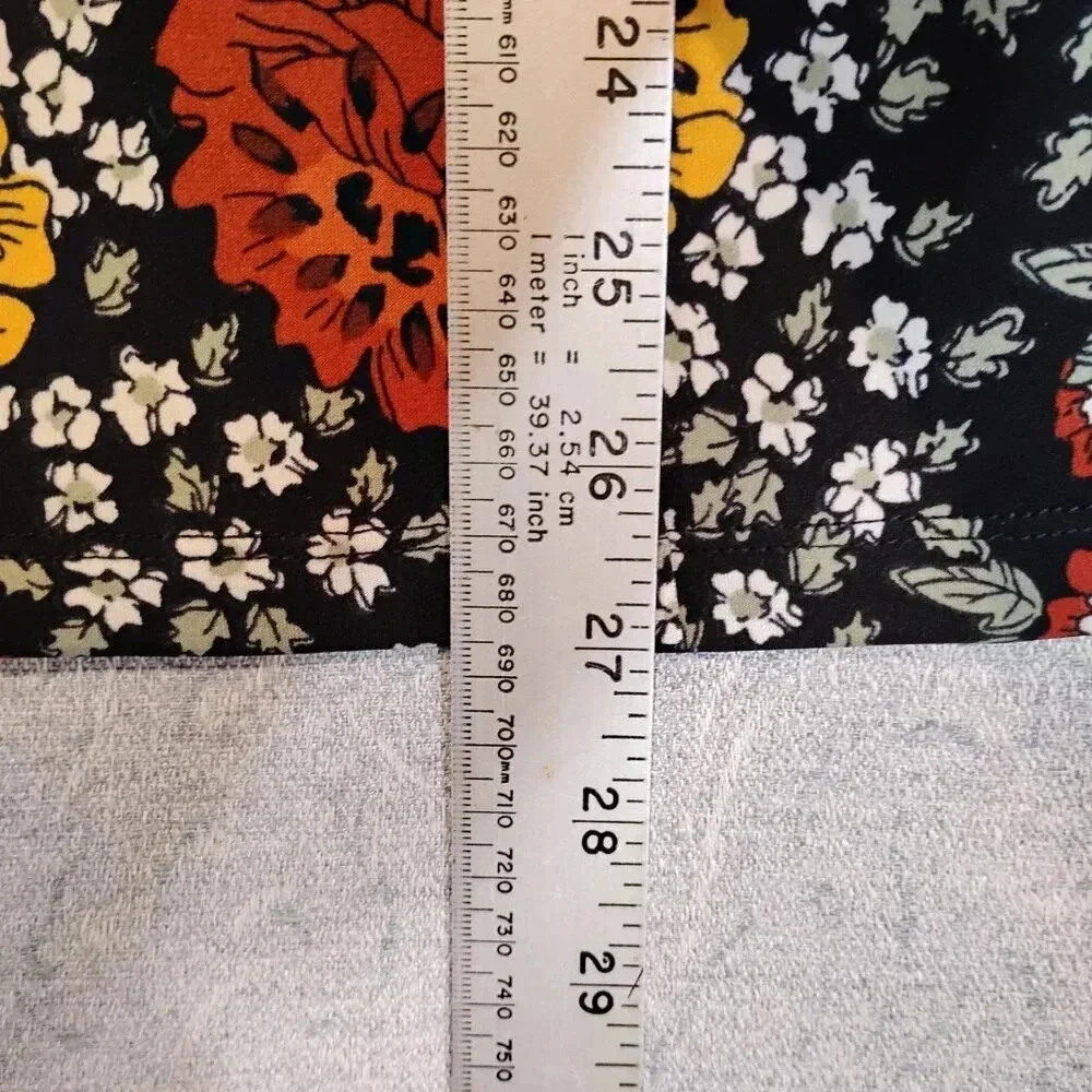 Joe Fresh NWOT Women's 2 Piece Long Cut Out Sleeve V Neck Blouse & Maxi Skirt XL - Picture 8 of 16